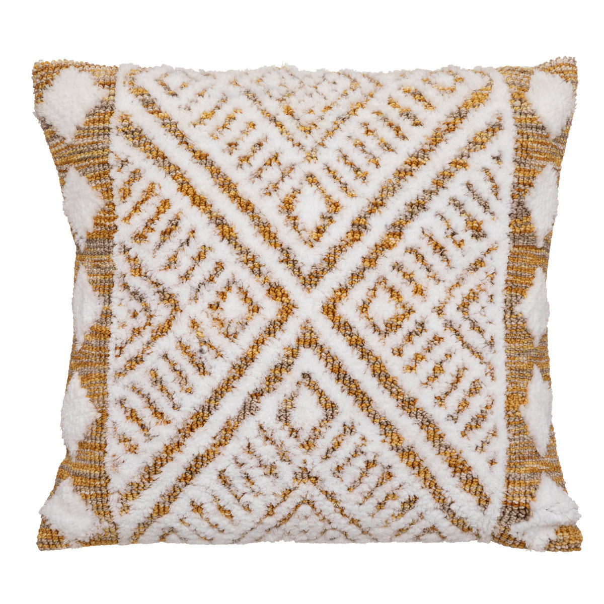 ZIERKISSEN Miska 45/45 cm - Braun, Textil (15/45cm) - Atmosphera Createur d´interieur