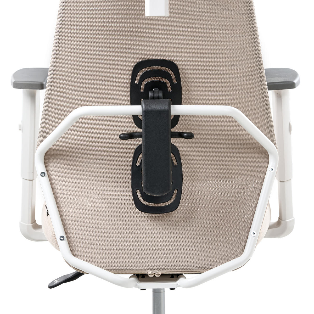 BÜROSTUHL Beige Oryn - Beige, Textil (71/111/65cm) - Beliani