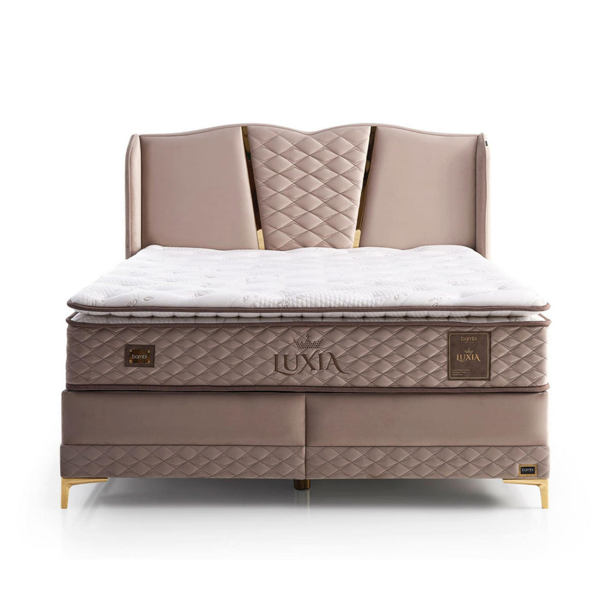 BOXBETT 180x200 Lüxia - Beige, Holz (180/200cm) - Bambi