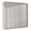 SCHWEBETÜRENSCHRANK Basti X - 200 cm - Weiß, Holzwerkstoff/Metall (200/215/58cm) - Sofnet
