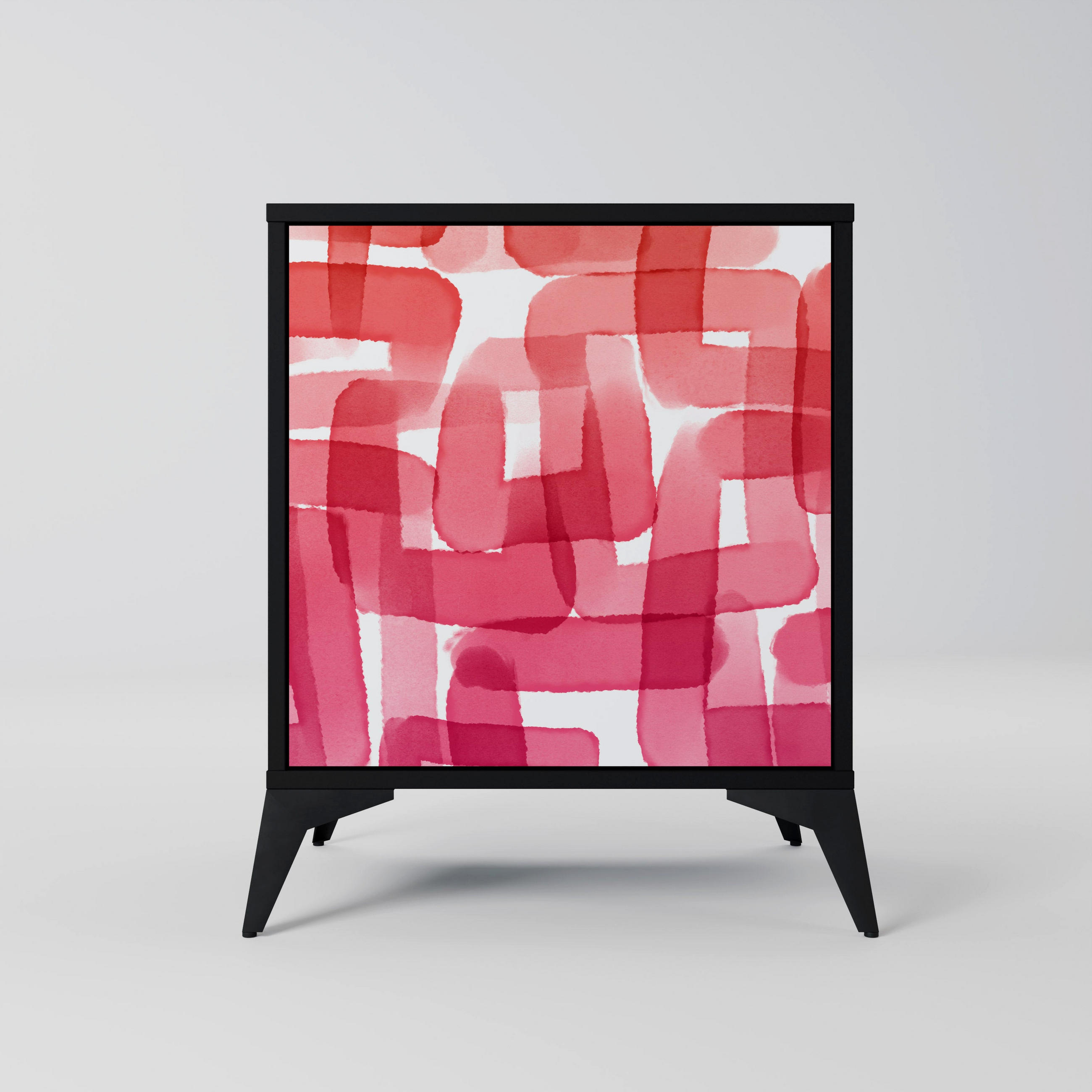 SpaceRebels Sideboard Schwarz 57.5x70.5x42 cm