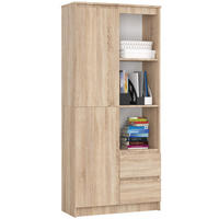 MEHRZWECKSCHRANK Sonoma-Eiche 80x180x35 cm - Sonoma Eiche, Holzwerkstoff (80/180/35cm) - Akord