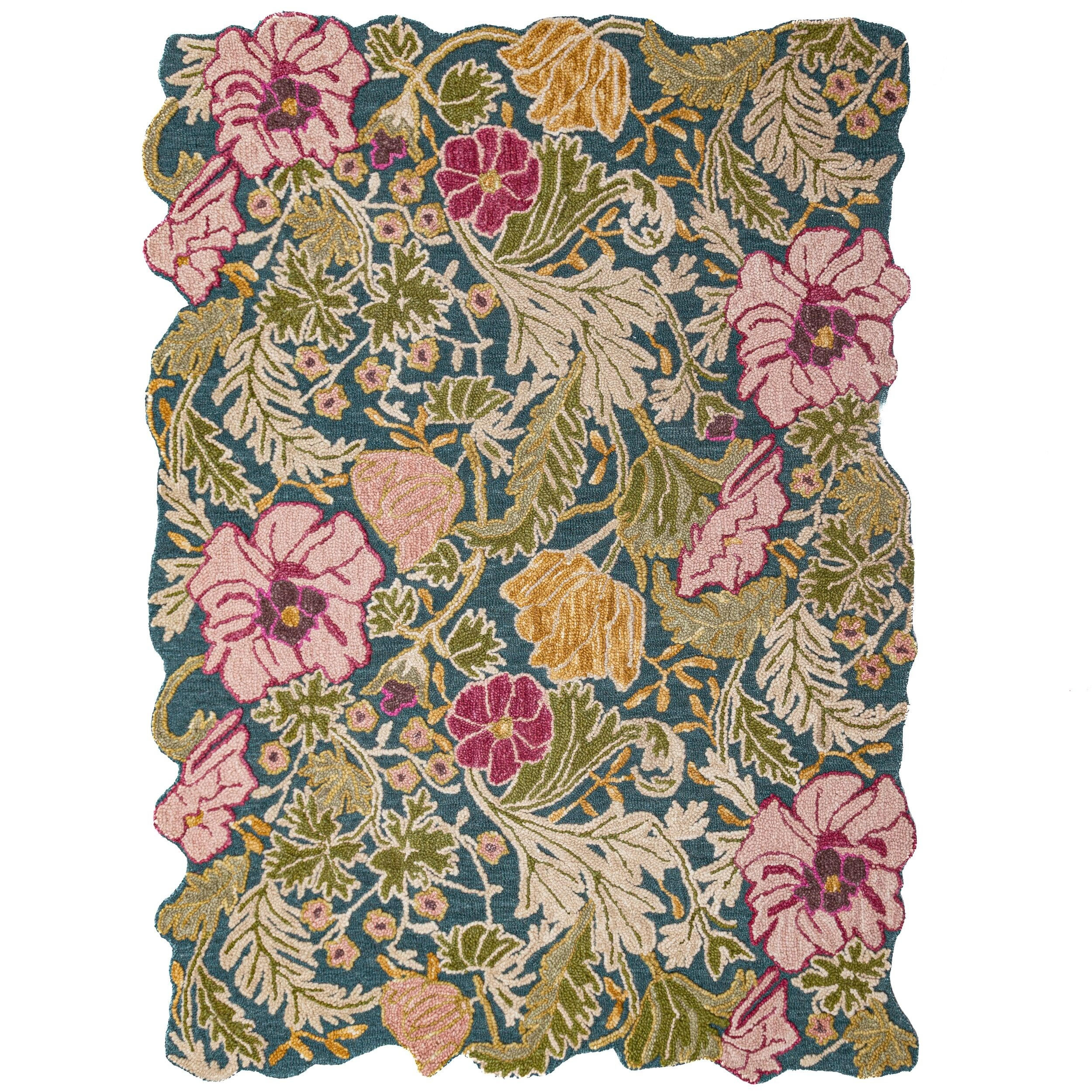 Kadima Design Wollteppich Mehrfarbig 160x230 cm