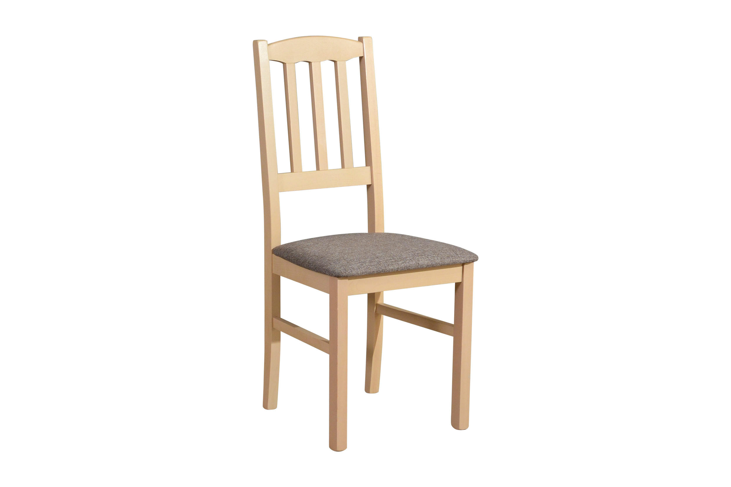 STUHL 4er Set BOS 3, sonoma, hygge 20 - Hellbraun/Sonoma Eiche, Holz (43/94/40cm) - Leaf Design