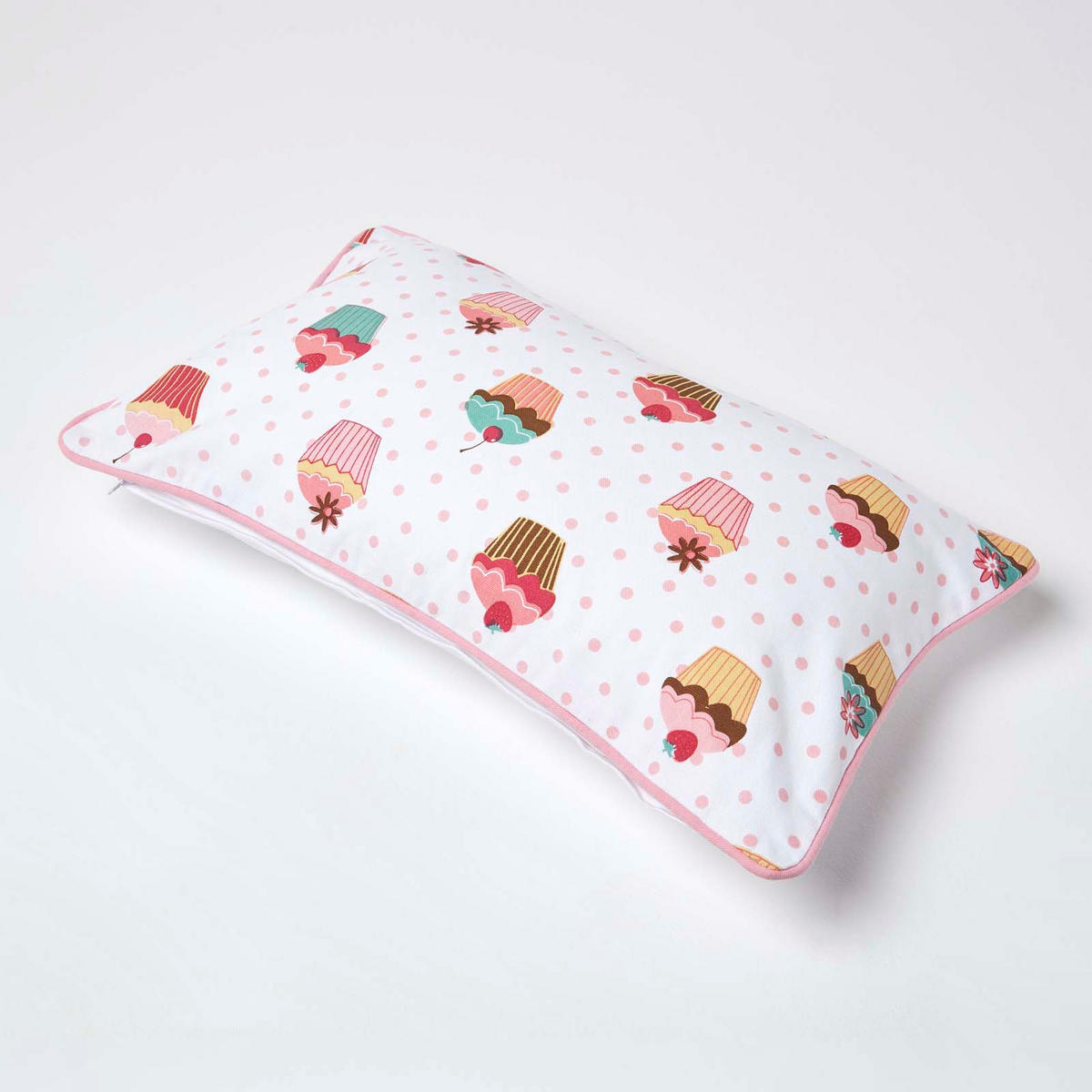 KISSENHÜLLE Cupcakes 30/50 cm - Multicolor, Textil (30/50cm) - Homescapes