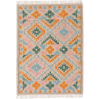 KELIM handgewebt Zohra Multicolor/Beige 120x170 cm - Multicolor, Textil (120/170cm) - benuta Pure