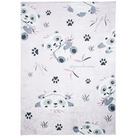 TEPPICH EMMA Grau 160/230 cm - Grau, Kunststoff (160/230cm) - Tapiso