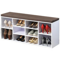 SCHUHSCHRANK für Flur 103,5/29,5/48 cm - Weiß, Holzwerkstoff (29.5/48/103.5cm) - Kesper