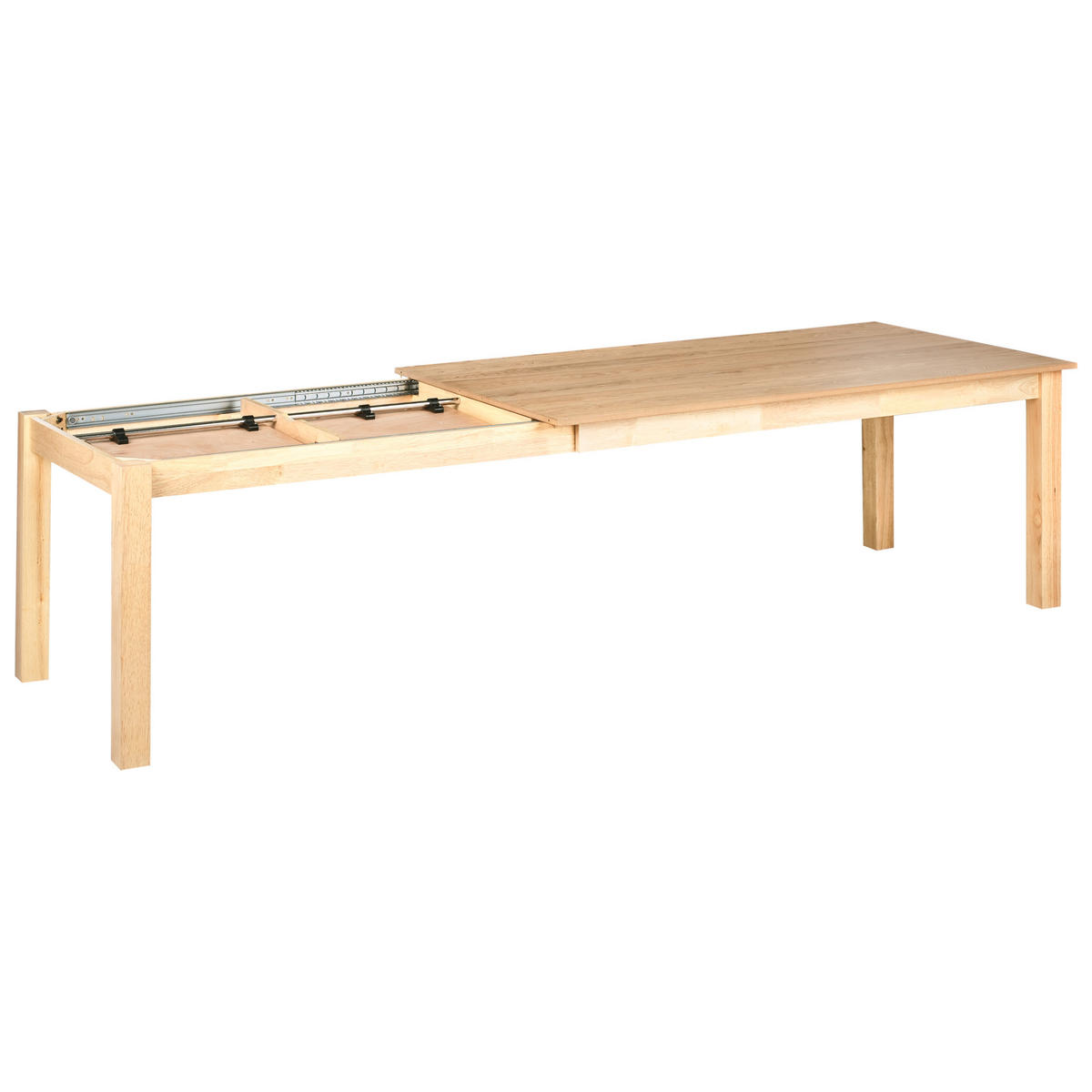 JÍDELNÍ STŮL vysunovací Světlý Jasan 180-280/100 cm Madura - světle hnědá, kompozitní dřevo (180/100/76cm) - Beliani