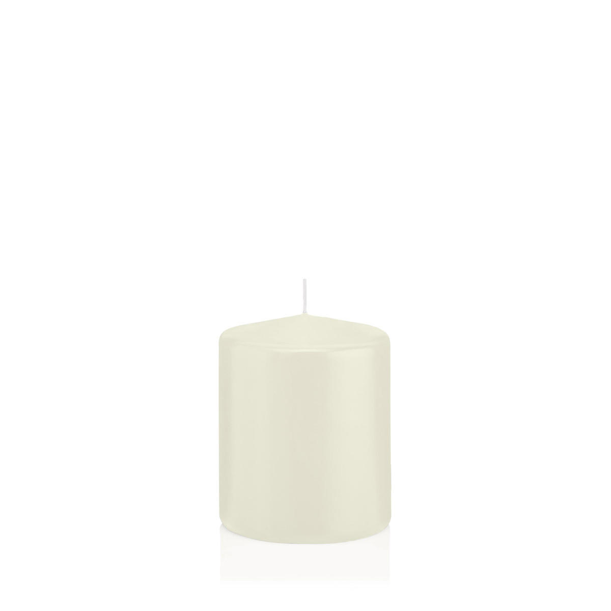 STUMPENKERZEN Elfenbein Ø 78 x 100 mm, 8 Stück - Beige, Paraffin (8/10cm) - Wiedemann Kerzen