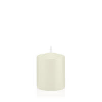 STUMPENKERZEN Elfenbein Ø 78 x 100 mm, 8 Stück - Beige, Paraffin (8/10cm) - Wiedemann Kerzen