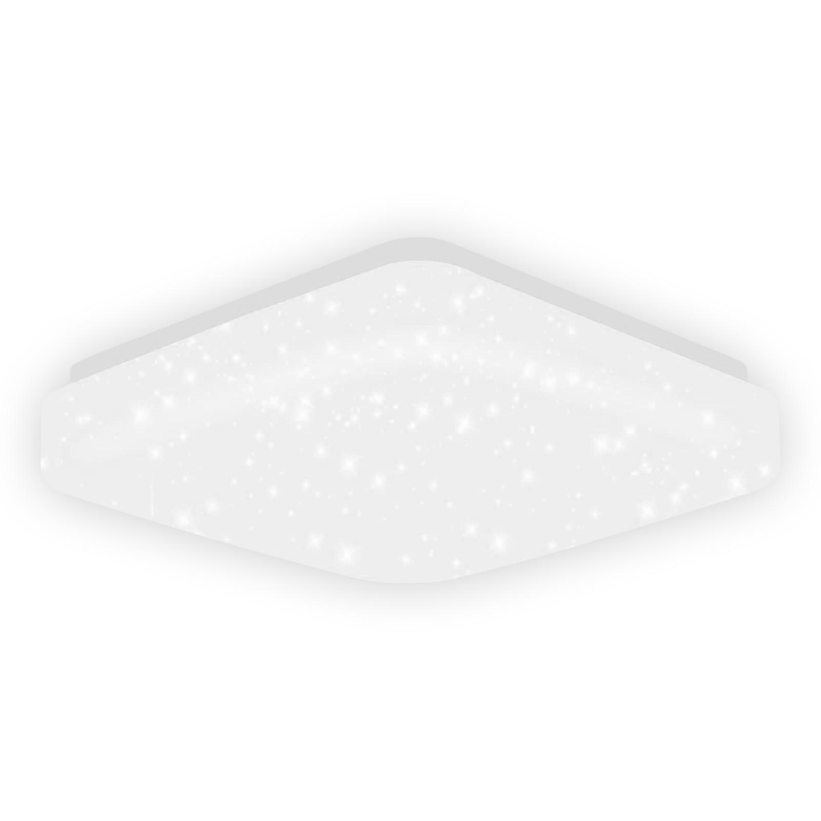 LED-DECKENLEUCHTE Milchstraße 21/21/4 cm - Weiß, Kunststoff (21/19/4cm) - Nettlife