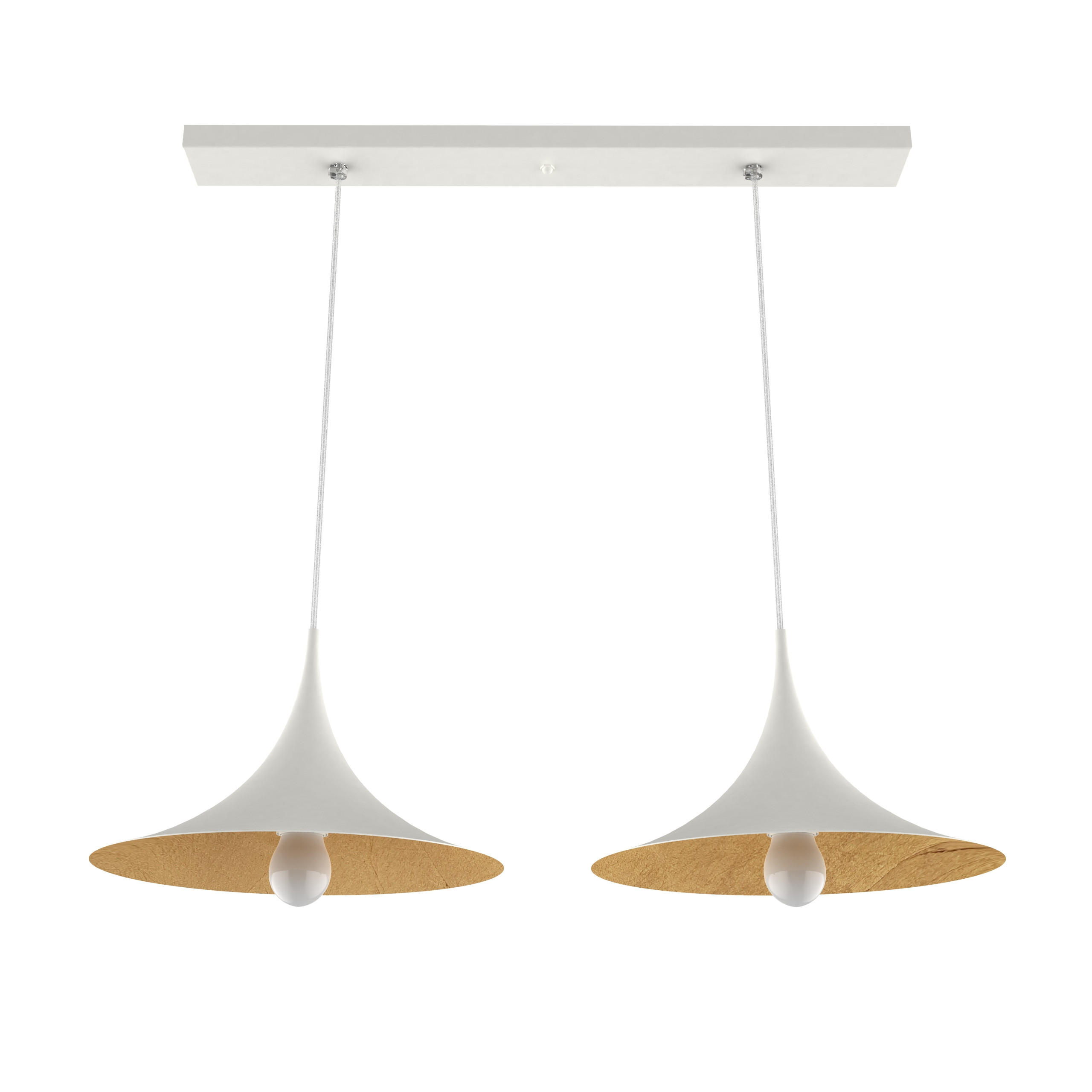 HÄNGELEUCHTE - Goldfarben, Metall (33/70/16cm) - Lumicom