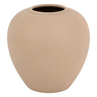VASE Keramik Kugel Rily 22 cm - Taupe, Keramik (22cm) - Atmosphera Createur d´interieur