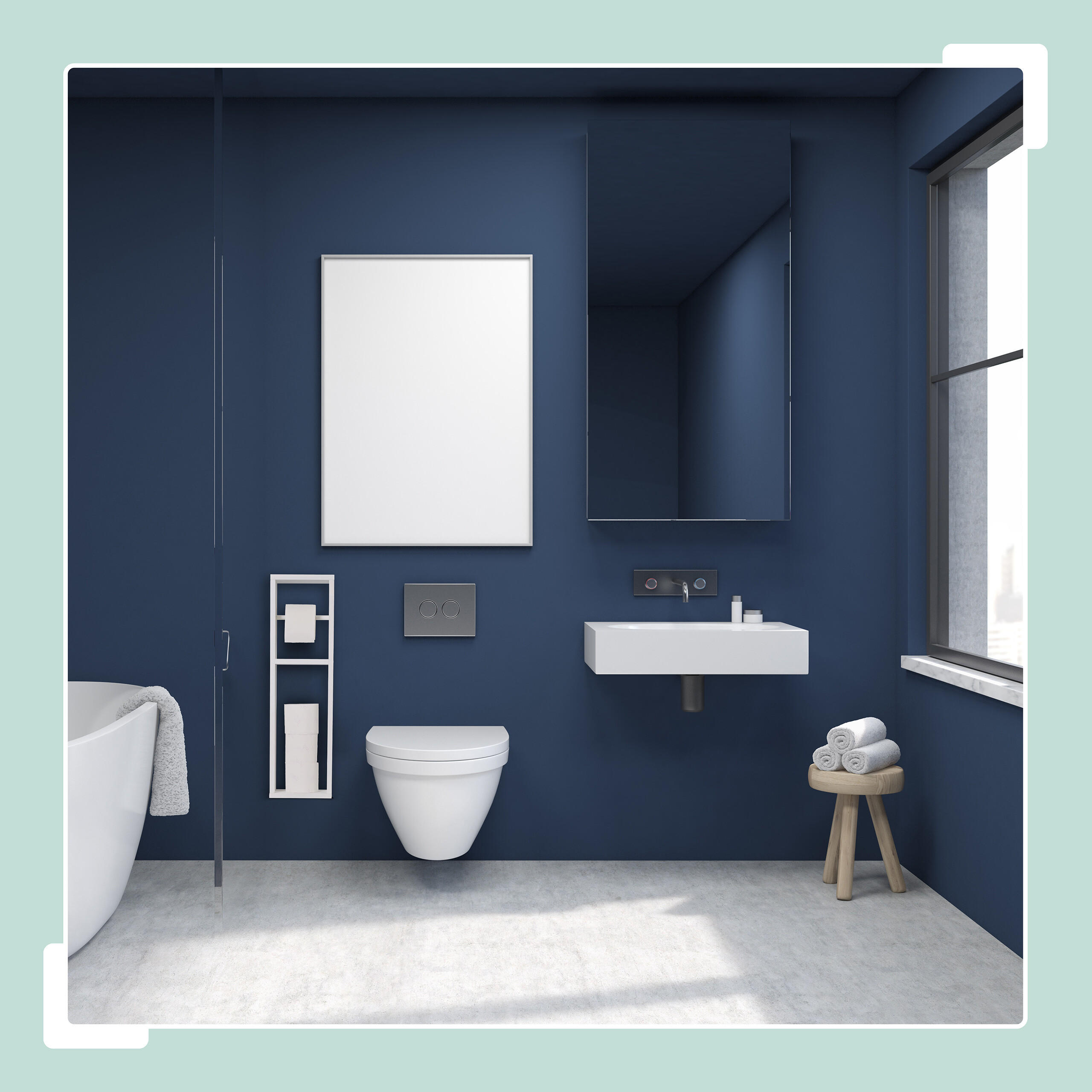 TOILETTENPAPIERHALTER - Weiß, Holz (20/70/13cm) - Relaxdays