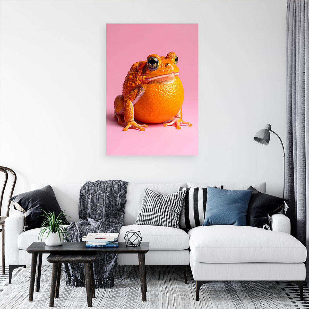 LEINWANDBILD Abstraktion 80x120cm - Rosa, Textil (80/120cm) - Feeby