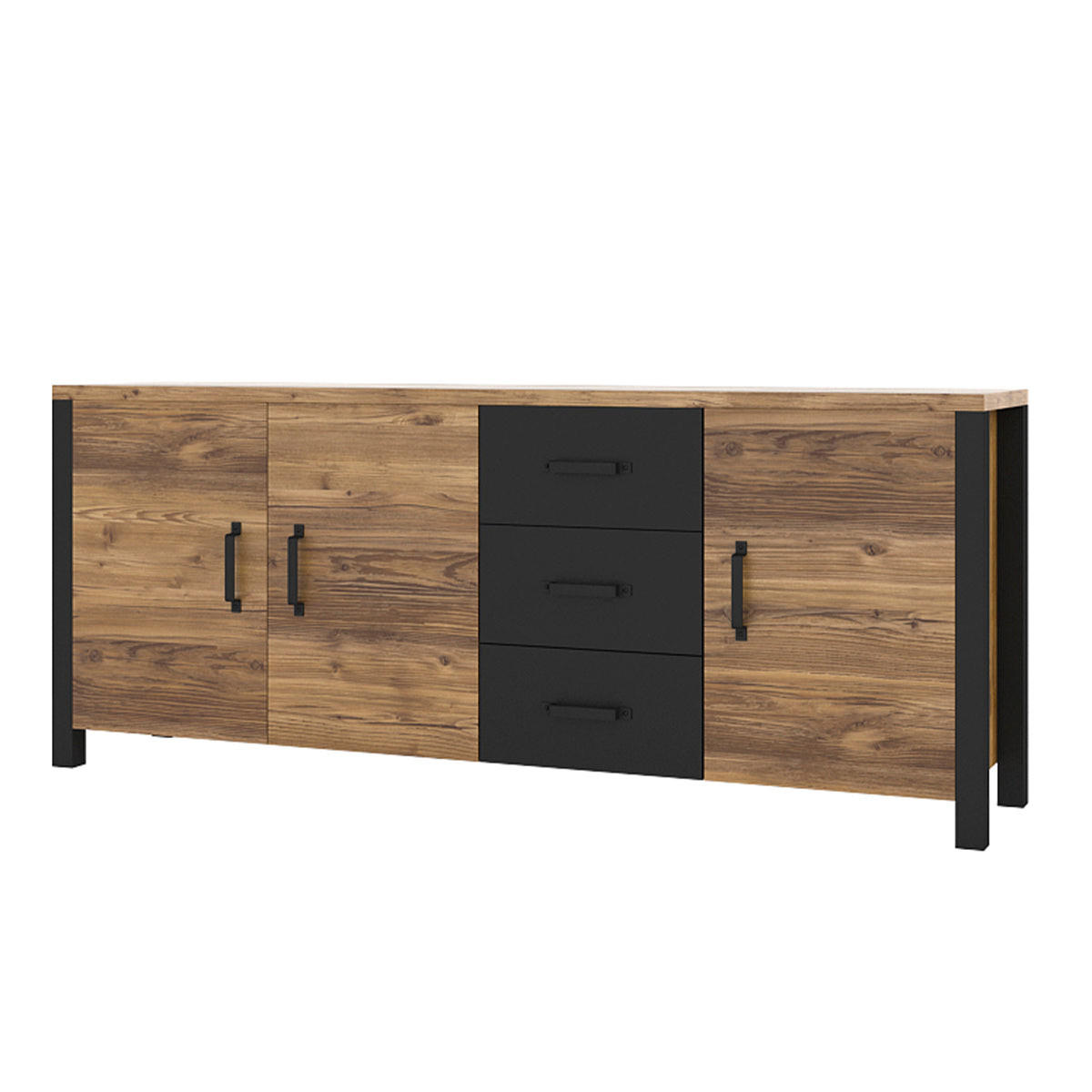 Petits-meubles Sideboard Braun 192x79x43 cm