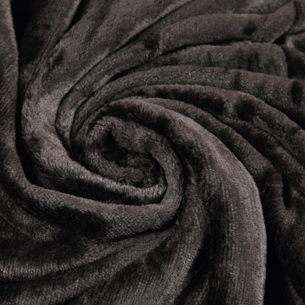 KUSCHELDECKE "Celina" 2er-Pack Schwarz 150x200 cm - Schwarz, Textil (150/200cm)