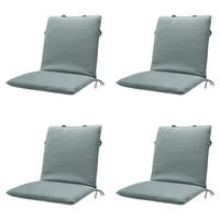 GARTENSTUHLKISSEN Canvas 97/49 cm 4er-Set - Silberfarben, Textil (49/6/97cm) - Madison