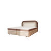 KONTINENTALBETT - Boxspringbett Nest 180x200 - Beige - Aragon 59 + Aragon 03 + Aragon 1 - Beige/Kieferfarben, Holzwerkstoff/Textil (180/200cm) - Möblo