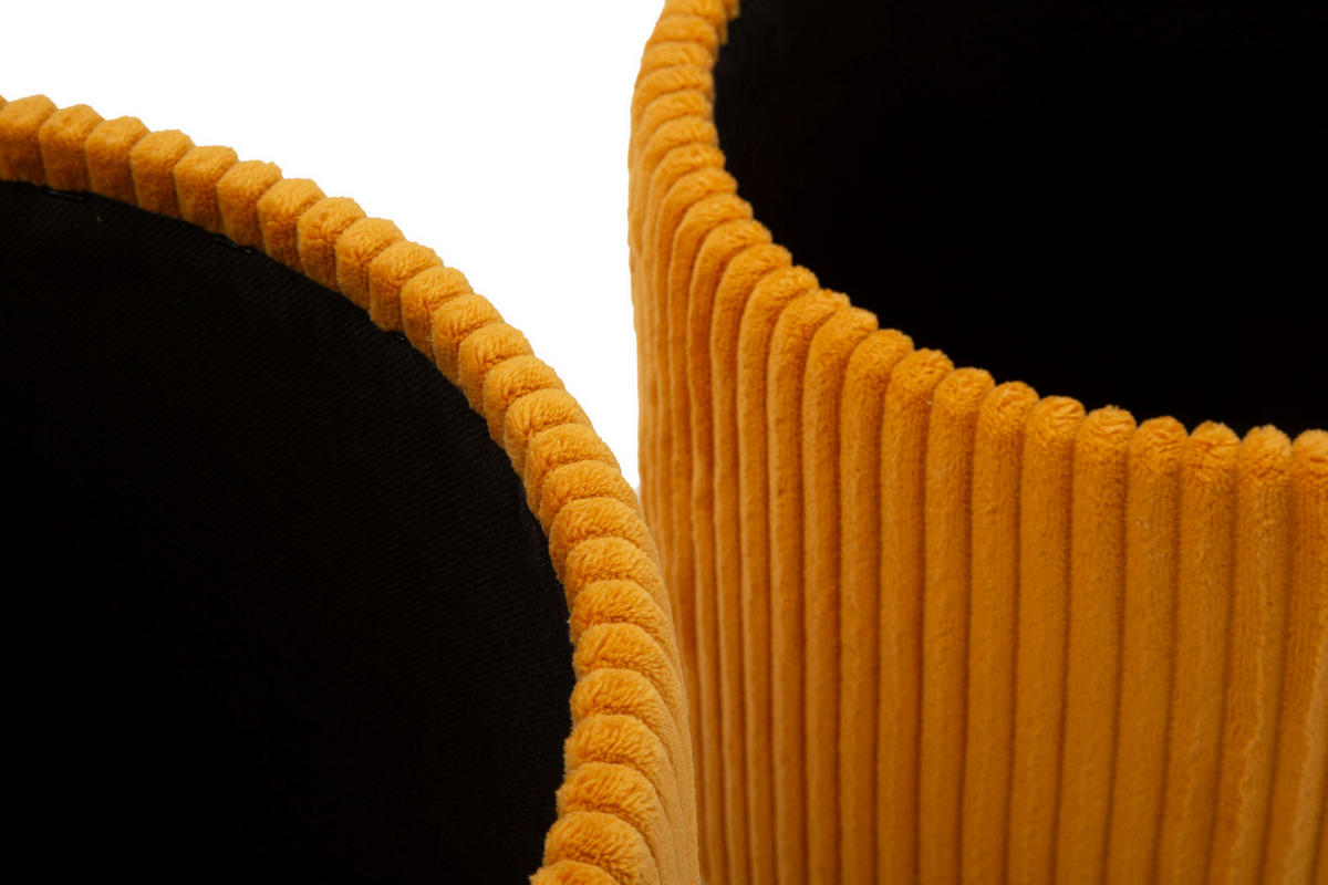 POUF mit Stauraum Bolzano - Orange, Textil (38/38/38cm) - Mauro Ferretti