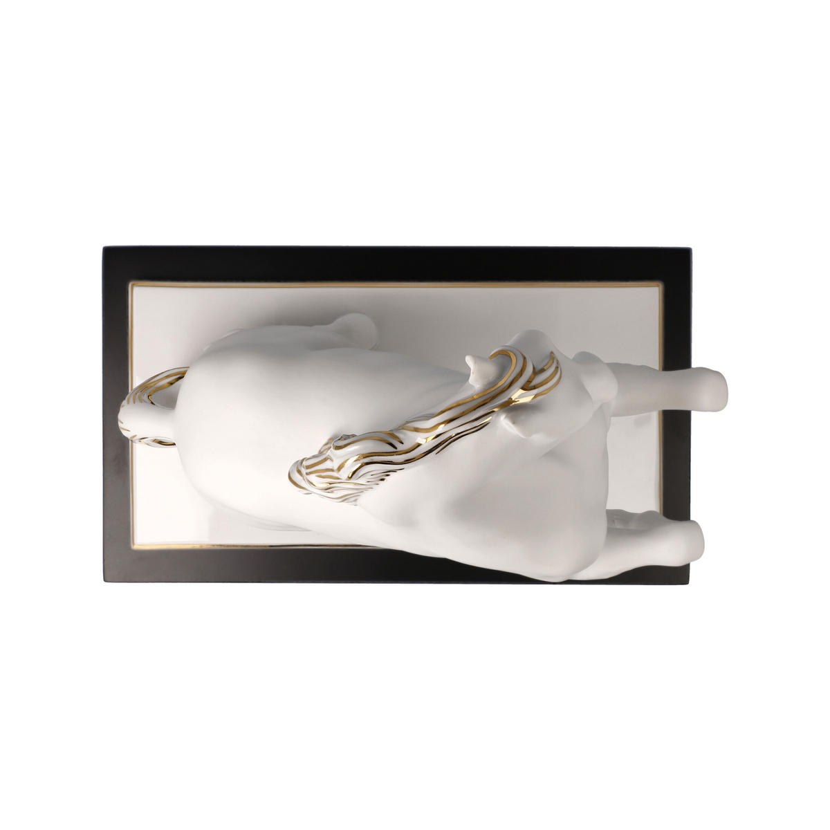 DEKOOBJEKT Studio 8 - Magnifique, Biskuit-Porzellan, Weiß-Gold, 31 cm - Weiß, Keramik (14/31/25cm) - Goebel