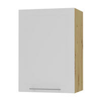 KÜCHENHÄNGESCHRANK Kvantum W2/50 Weiß Matt / Eiche Artisan Matt 50 / 32,5 / 72cm - Eiche Artisan/Weiß, Holz/Holzwerkstoff (50/72/32.5cm) - Feldmann-Wohnen