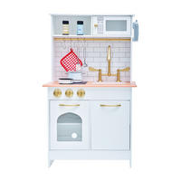 KINDERKÜCHE Spielküche, Weiß, 95cm - Weiß, Holzwerkstoff (57/31/95cm) - Teamson Kids