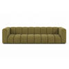 COUCH, Viersitzer-Sofa Grand, Veloursstoff Salvador, Olive - Olivgrün, Holz (290/70/93cm) - Kaiser Möbel