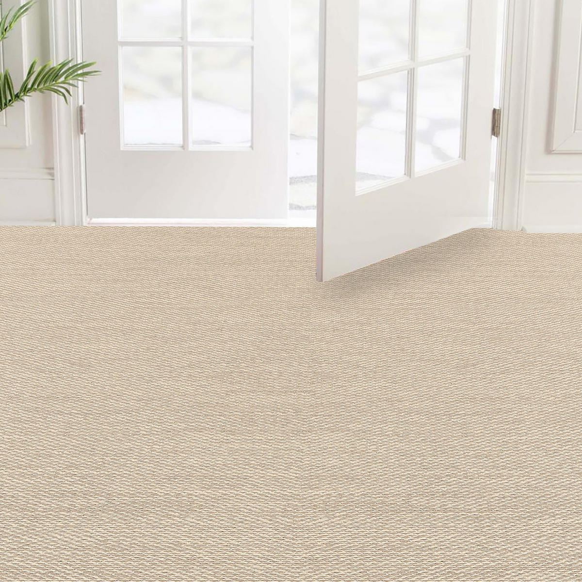 VINYLBODEN, Vinylboden Rolle, Premium Beige 200X200 cm - Beige, Kunststoff (200/200/2.8cm) - STORESDECO