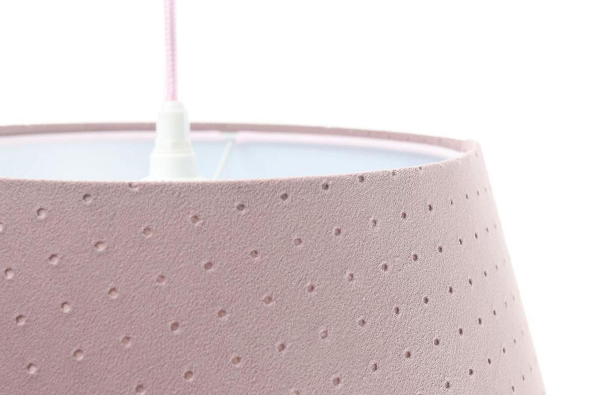 HÄNGELEUCHTE Rosa 40/26,5 cm - Pink, Kunststoff (40/0.4/26.5cm) - ONZENO