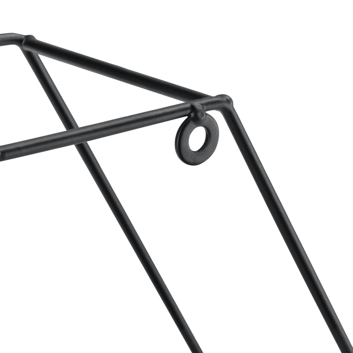 WANDREGAL Kaya - Schwarz, Metall (40/35/12cm) - [en.casa]