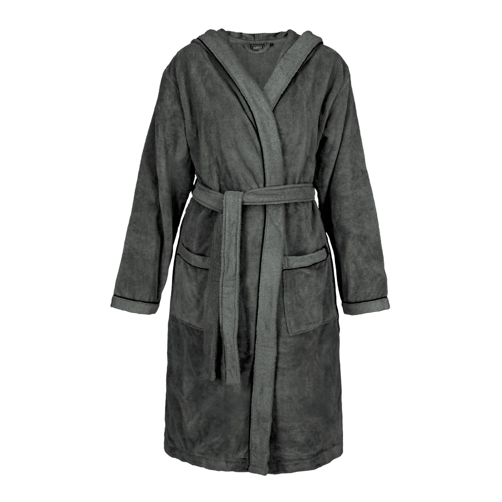 BADEMANTEL SELECT - Anthrazit, Textil (XLnull) - Schöner Wohnen