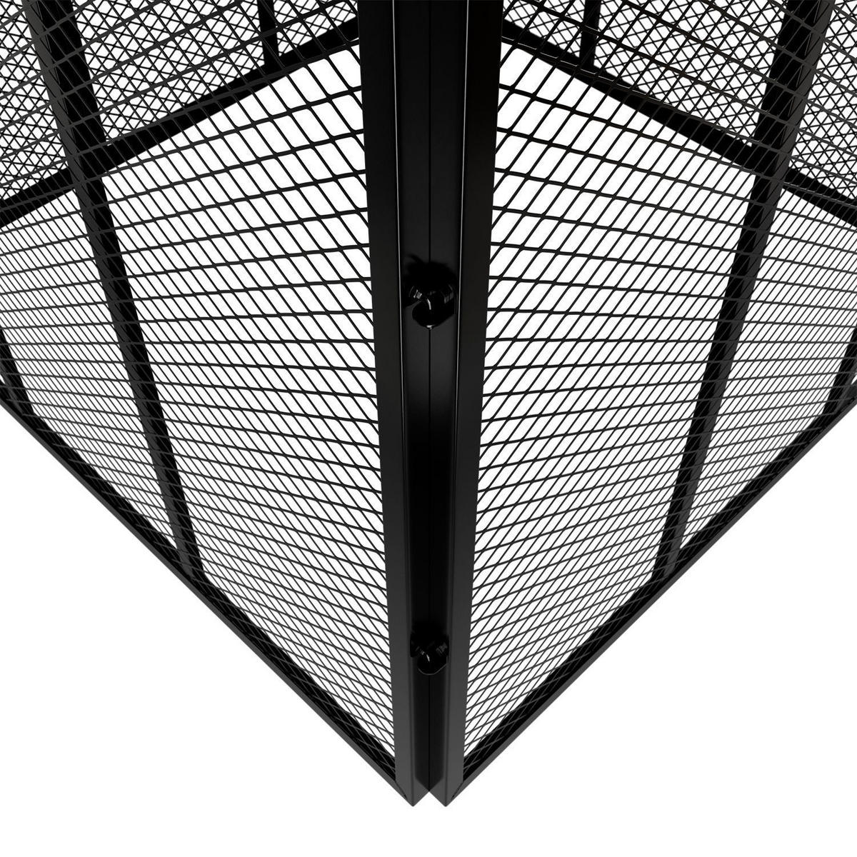 KOMPOSTER Metall schwarz 800L - Schwarz, Metall (100/80/100cm) - Juskys