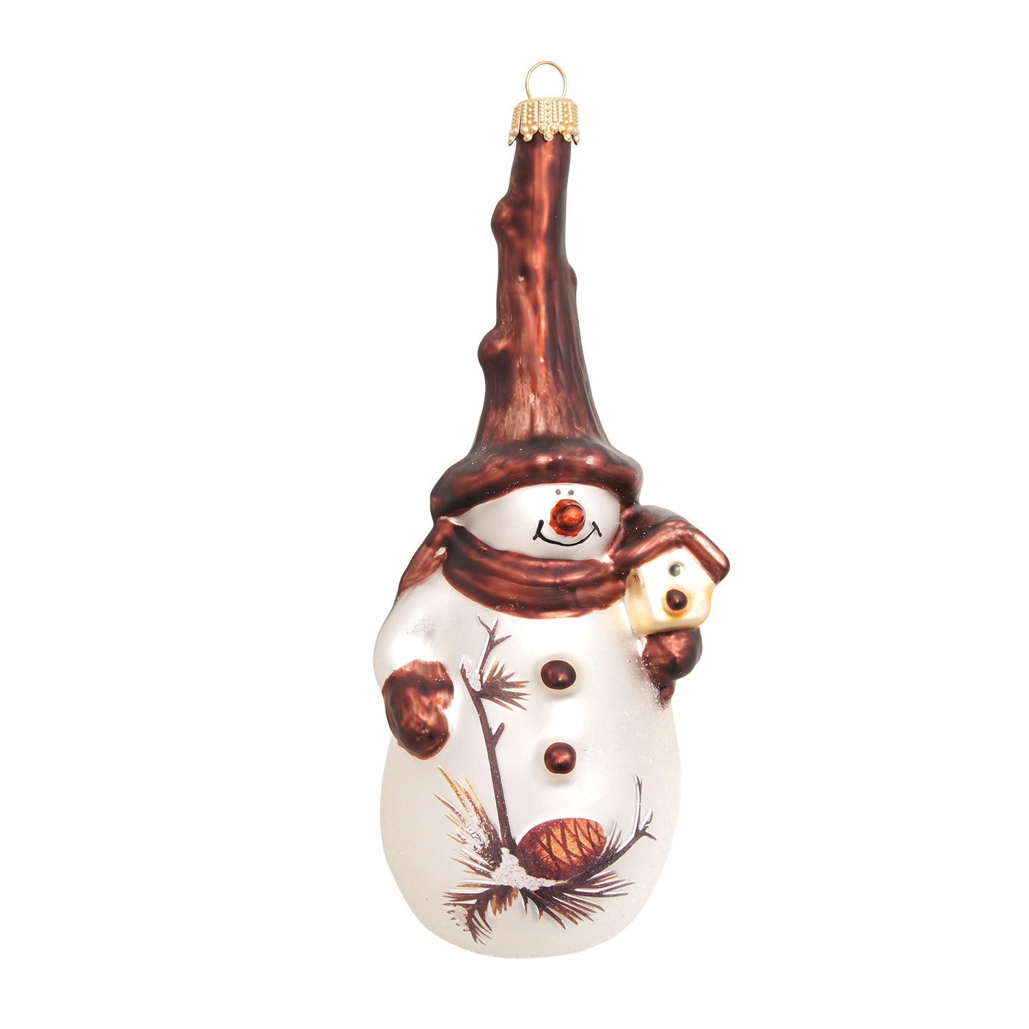XXXLutz Christbaumschmuck Weiß 6x15x15 cm