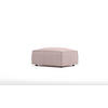 HOCKER Nova Puderrosa Cord - Pink/Schwarz, Holz/Kunststoff (93/46/73cm) - S-Style Möbel
