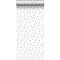 TAPETE Blumen 50 x 900 cm - Blau, Papier (50/900cm) - Sanders & Sanders