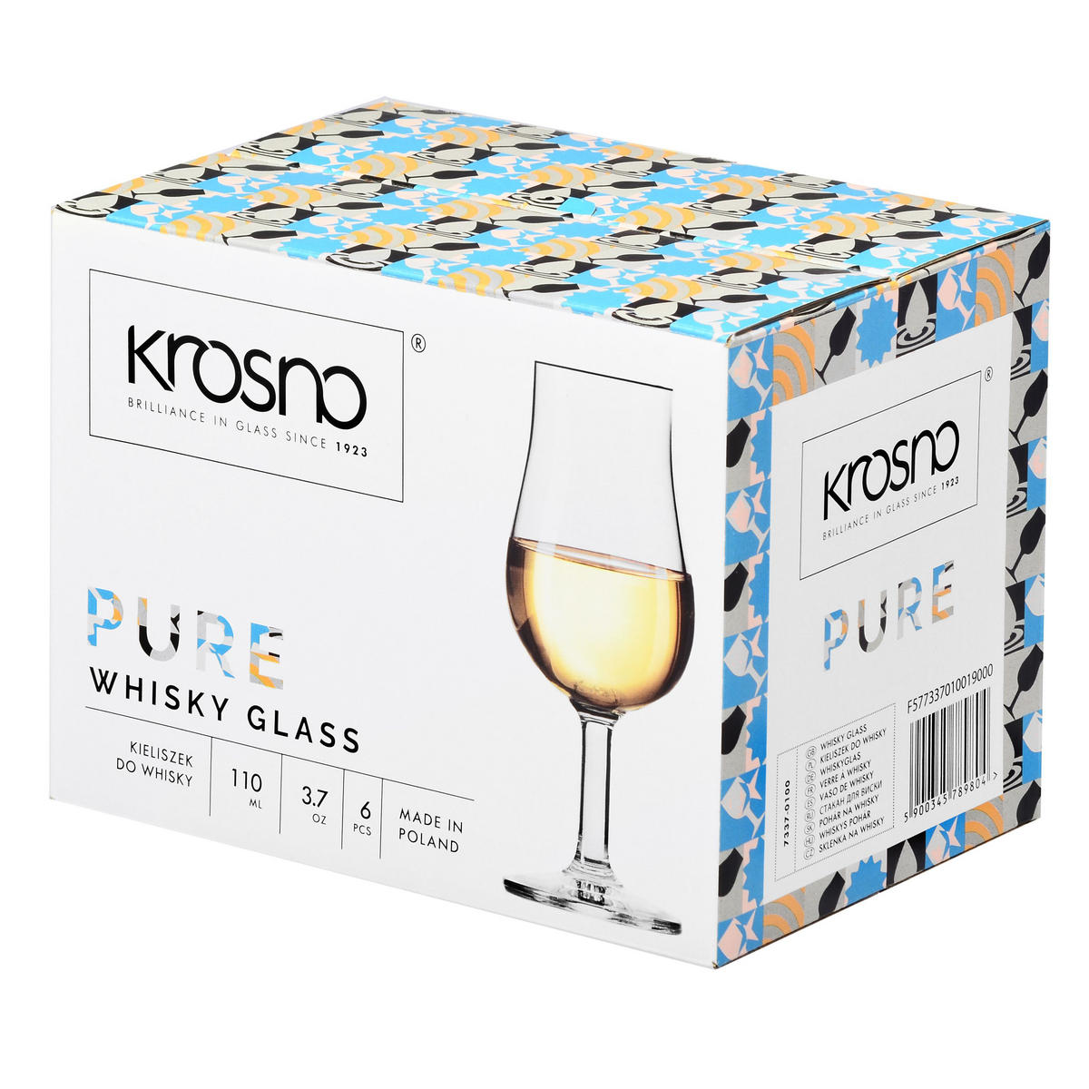WHISKYGLÄSER, 6er-Set, 110 ml - Transparent, Glas (0.11L) - Krosno Glass