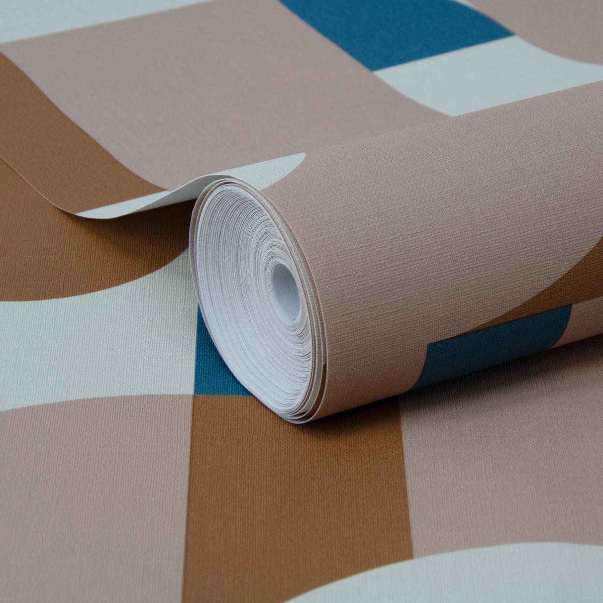 VLIESTAPETE Beau Rosa-Blau - Blau/Pink, Papier/Kunststoff (52/1000cm) - Sublime