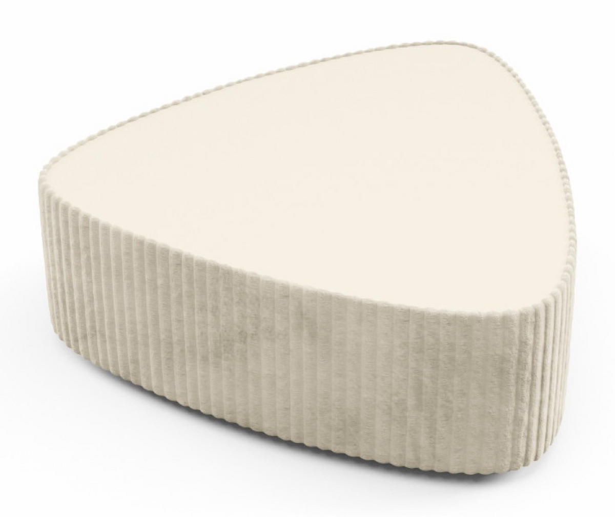 COUCHTISCH Ecru MIJA Gepolstert Tilia - Ecru, Holzwerkstoff (96/96/42cm) - Sepro Meble