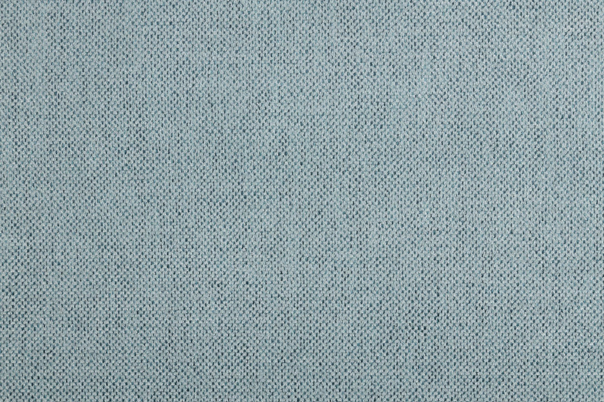 ECKSOFA inkl. Hocker Lennon aus Hellblau Strukturstoff mit Schlaffunktion und Bettkasten - Schwarz/Hellblau, Holz/Kunststoff (137/264cm) - S-Style