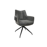 ESSZIMMERSTUHL Sinosa, Webstoff, Grau - Grau, Textil (64/87/63cm) - dasmöbelwerk