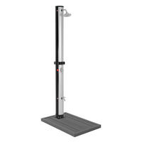 SOLARDUSCHE mit Bodenelemen - Dunkelgrau/Silberfarben, Kunststoff (15.5/217.5/19cm) - ML-DESIGN