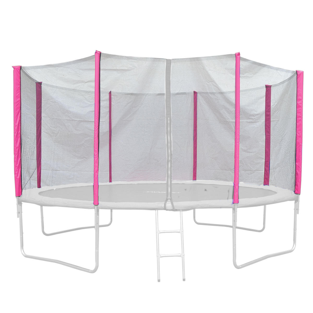 SICHERHEITSNETZ Trampolin 305 cm Pink - Pink, Kunststoff (366/366cm) - JAWINIO