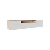 TV-SCHRANK Noe 200 cm, dreitürig, artisan, weiß - Eiche Artisan/Weiß, Kunststoff (200/40/41cm) - Margaret Hadas24