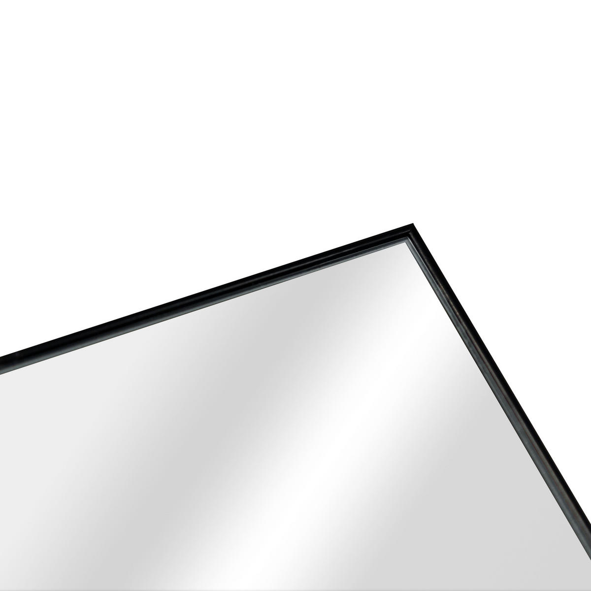 STANDSPIEGEL Barletta - Schwarz, Glas/Kunststoff (35/150.6/150cm) - [en.casa]