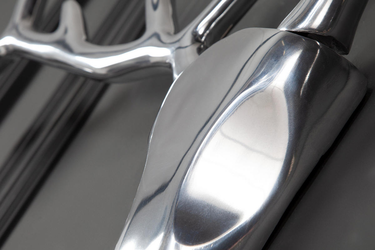 DEKORATION MATADOR Metall Silber 70 cm - Silberfarben, Metall (70/58/18cm) - riess-ambiente