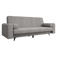 SCHLAFSOFA Zuri - Hellgrau/Schwarz, Holz/Textil (240/93/91cm) - MIRJAN24