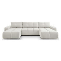 ECKSOFA Ecru SOHI Mit Schlaffunktion - Ecru, Textil (359/177cm) - Sepro Meble