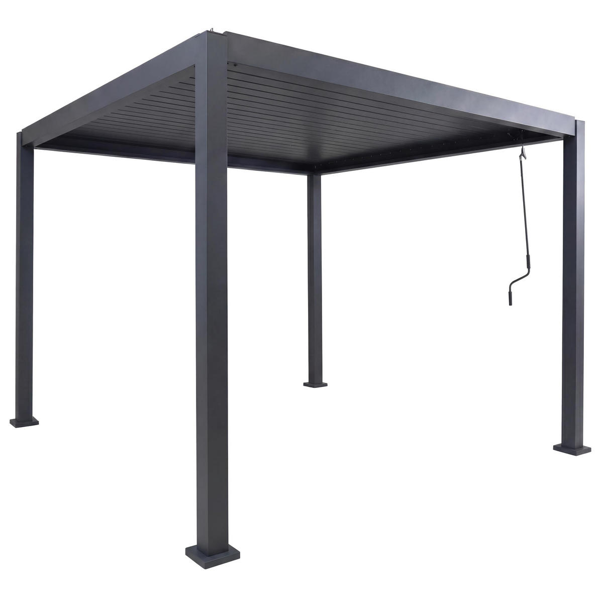 PERGOLA Anthrazit - Anthrazit, Metall (302/235/302cm) - MCW